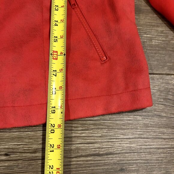 Rock & Republic Biker Moto Jacket 10 Red Lightweight Zipper Pockets - Picture 10 of 12